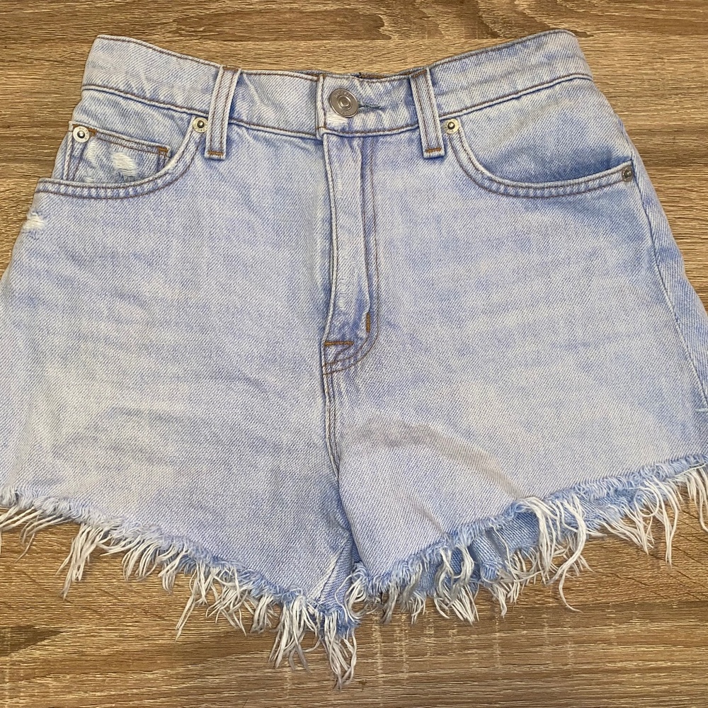 Hudson, Light Blue Denim Shorts